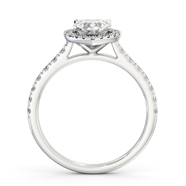 Halo Heart Diamond Ring | 18K Solid Gold