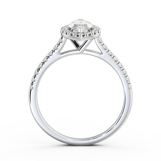 Halo Marquise Diamond Ring | 18K Solid Gold