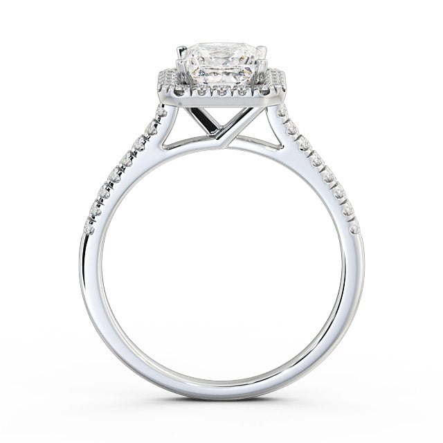 Halo Princess Diamond Ring | 18K Solid Gold