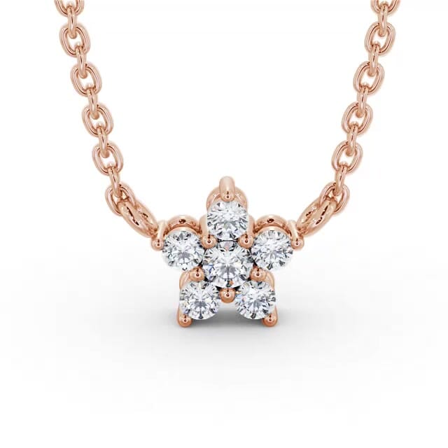 Five Stones Star Pendant