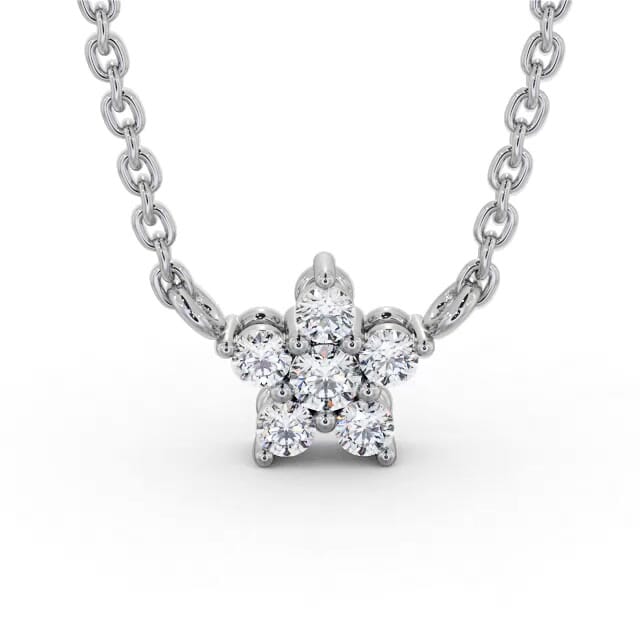 Five Stones Star Pendant