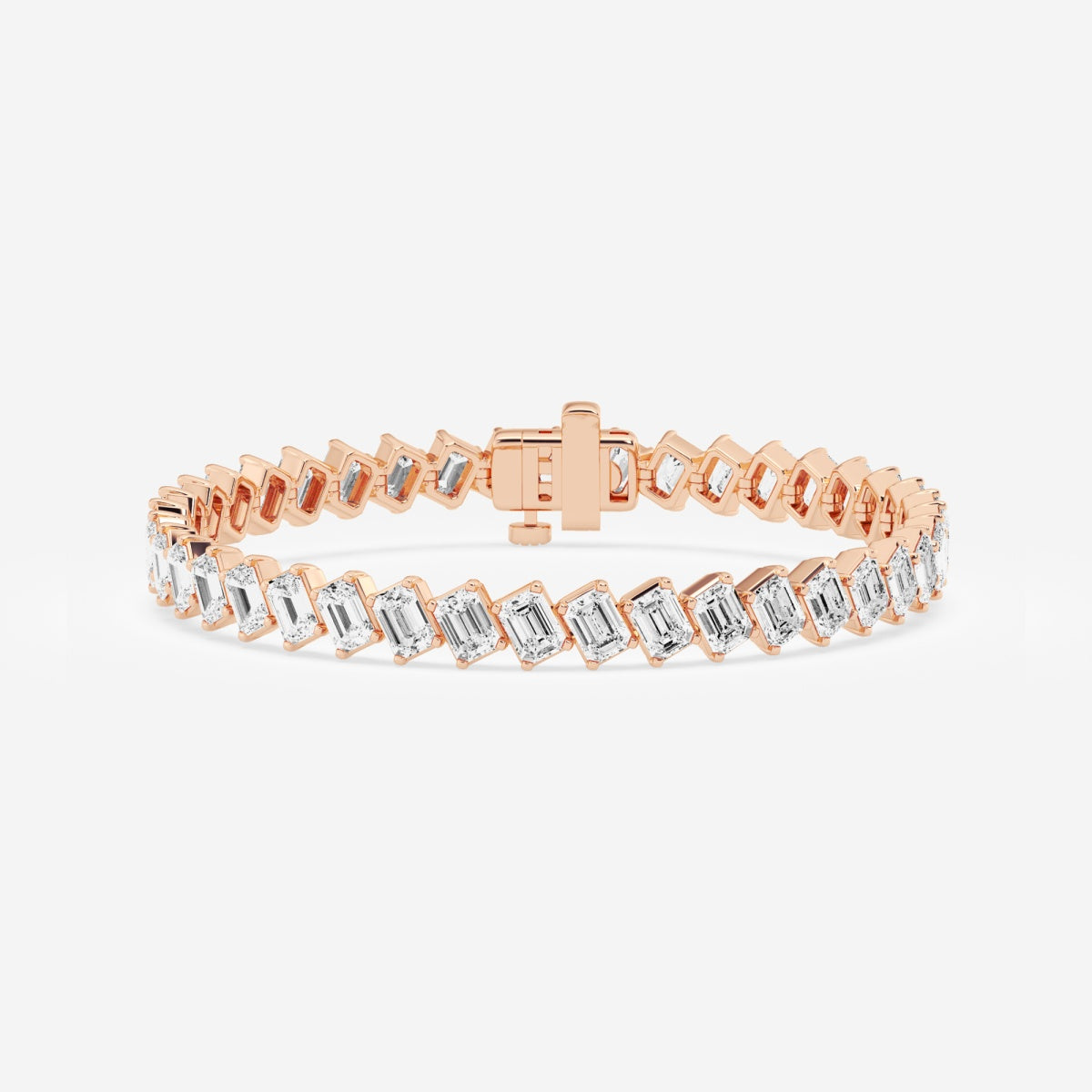 Emerald Diamond Tennis Bracelet