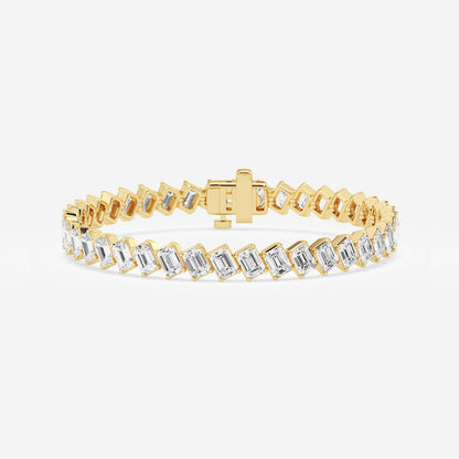 Emerald Diamond Tennis Bracelet