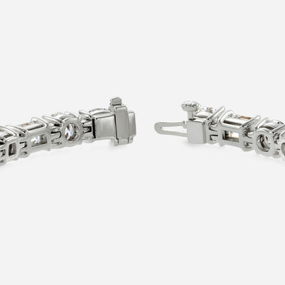 Multi Shape Diamond Tennis Bracelet