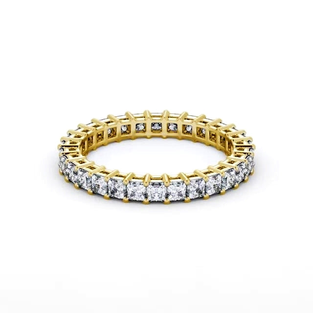 Full Eternity Round Diamond Ring | 18K Solid Gold