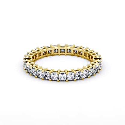 Full Eternity Round Diamond Ring | 18K Solid Gold