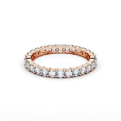 Full Eternity Round Diamond Ring | 18K Solid Gold