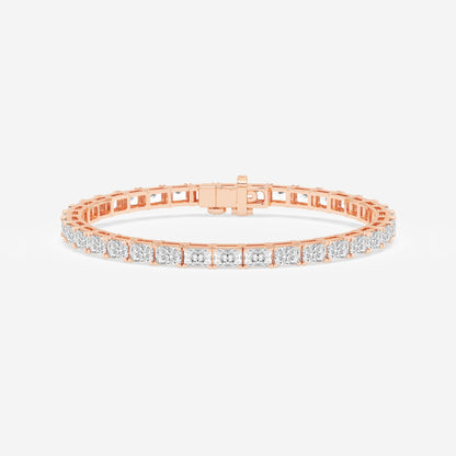 Emerald Diamond Tennis Bracelet